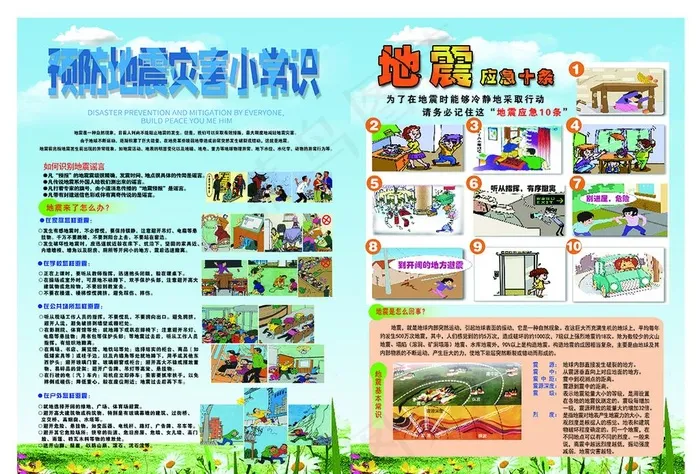 地震彩页图片(2551X3508(DPI:300))psd模版下载