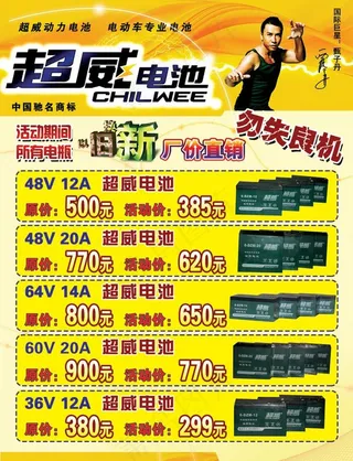 电动车电瓶以旧换新图片