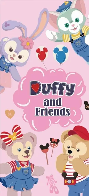 迪士尼达菲的朋友们AI素材图片