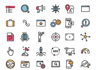 互联网图标创图片