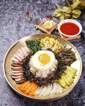 韩式拌饭图片