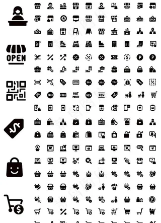 购物商超图标图片