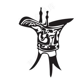 酒杯矢量图图片