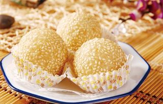 亚沙芝麻球图片