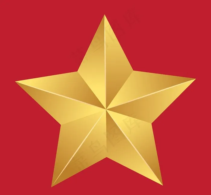 五角星图片ai矢量模版下载