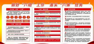 做好六稳工作落实六保任图片