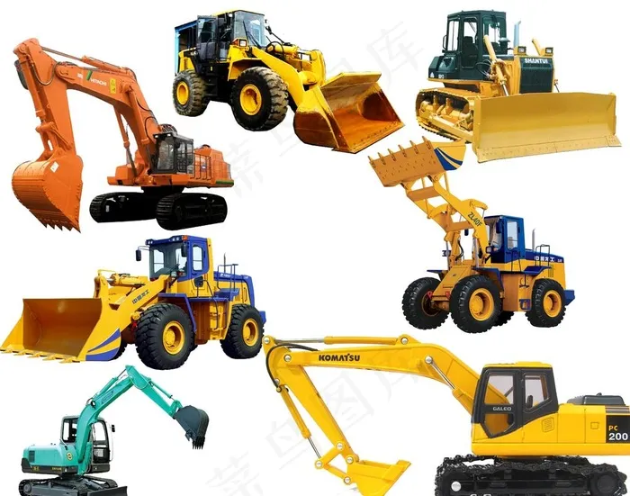 铲车图片(6496X5316(DPI:300))psd模版下载