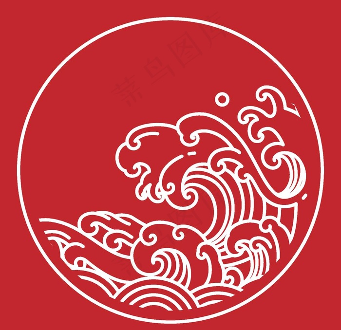 祥云纹图片ai矢量模版下载