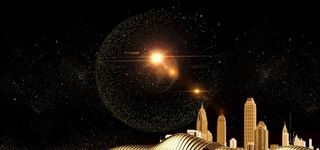 黑金大气房地产海报广告背景图片