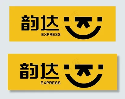 韵达快递企业矢量logo标志图图片