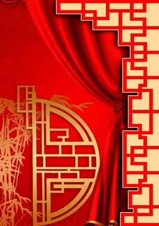 中式婚礼侧图片