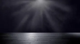 黑色透视地面素材图片