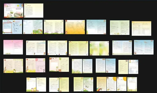 幼儿园成长手册图片