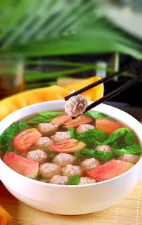汤番茄元子汤图片 汤番茄元子汤图片