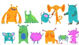 卡通怪物图片