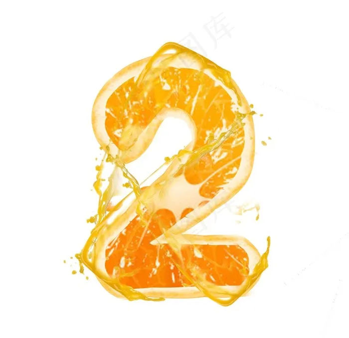 夏日水果数字图片(3000X3000(DPI:300))psd模版下载