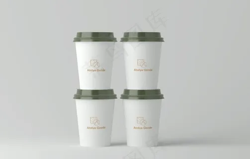 奶茶杯样机图片