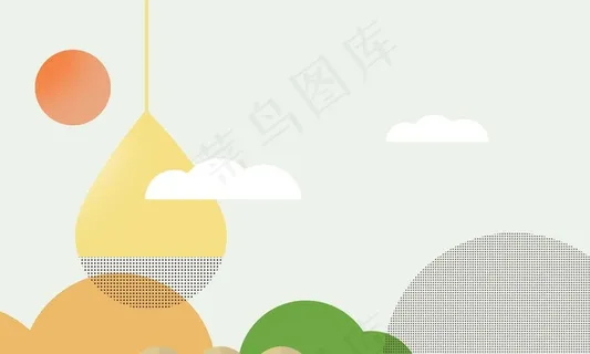 几何简洁风景图片