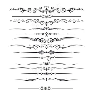 精选花纹 分割线图片