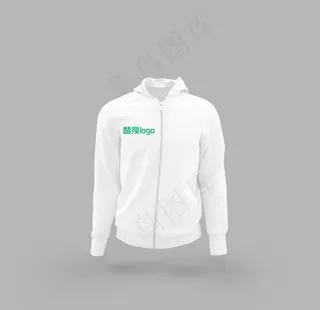 拉链风衣样机图片