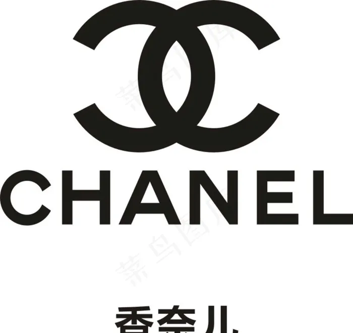 香奈儿标志 logo 高清图片cdr矢量模版下载