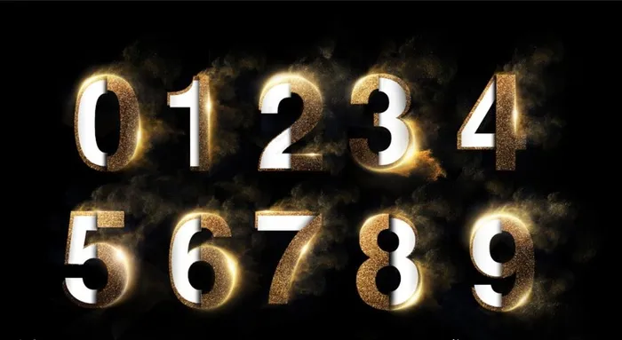 金色粉末立体数字图片(5026X2677(DPI:300))psd模版下载