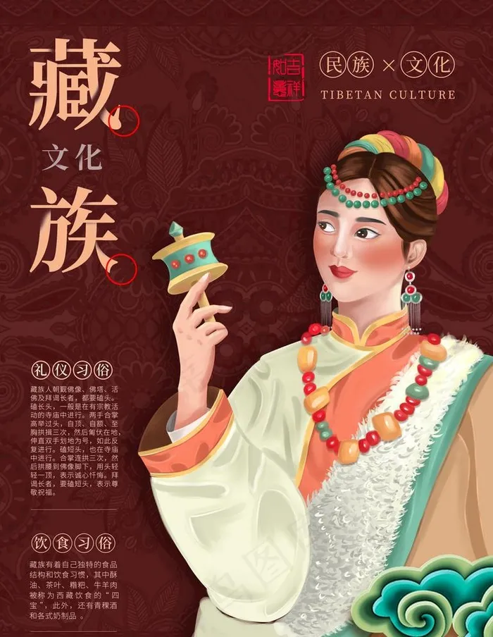 藏族图片(3543X4724(DPI:150))psd模版下载