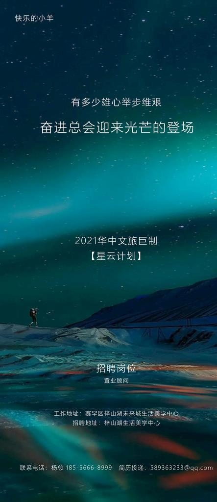 招聘海报图片psd模版下载