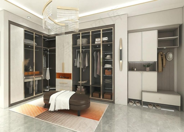 全屋定制衣柜  衣帽间图片