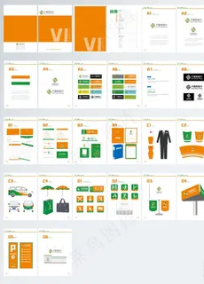 银行VI 金融VI手册图片