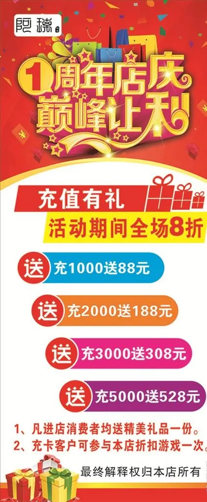 周年庆展架图片cdr矢量模版下载
