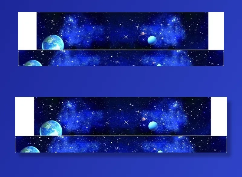 星空图片(210X297)cdr矢量模版下载