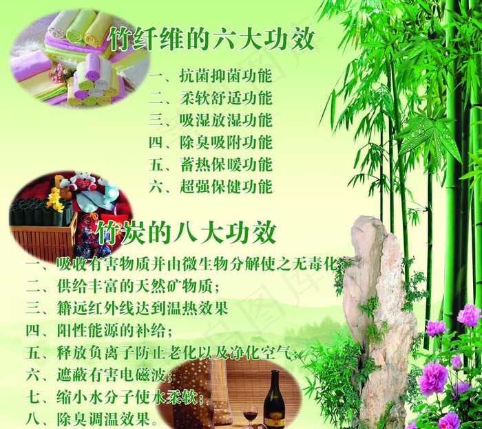 竹纤维的六大功效图片