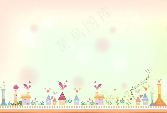儿童成长档案 相册 背景 素材图片