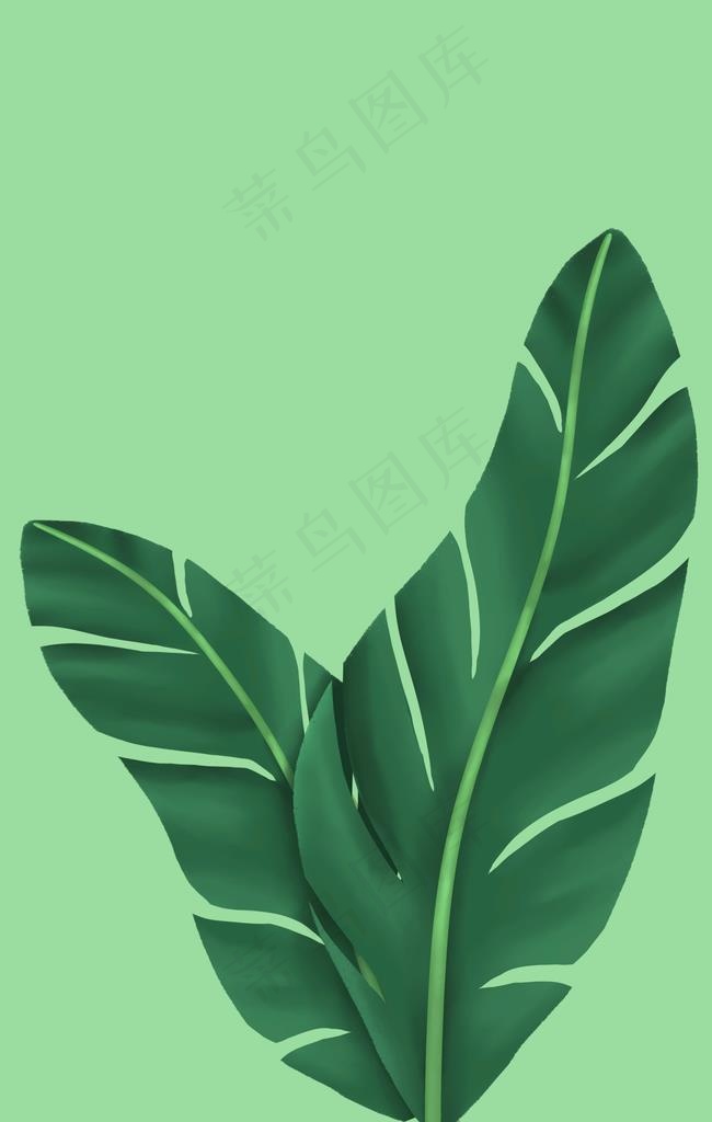 花叶图片psd模版下载