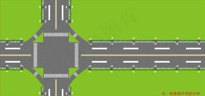 十字路口 平面图图片 十字路口 平面图图片