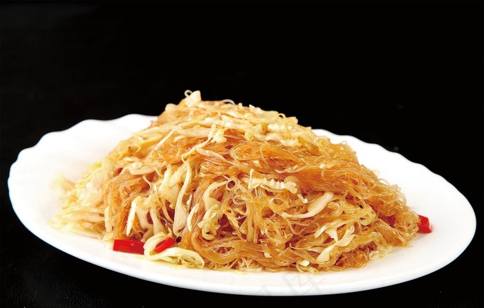 包菜炒粉丝图片