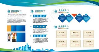 企业展板图片