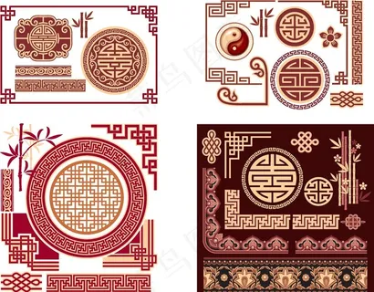 花边边框底纹图片