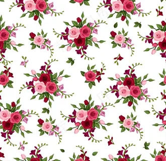 玫瑰花矢量循环素材图片