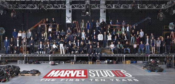 漫威电影宇宙十周年最全大合影图片