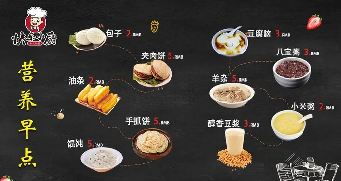 早点点菜单图片(1600X900(DPI:72))psd模版下载
