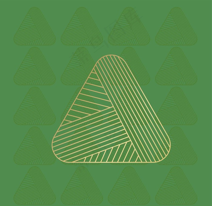 粽子金色图片ai矢量模版下载