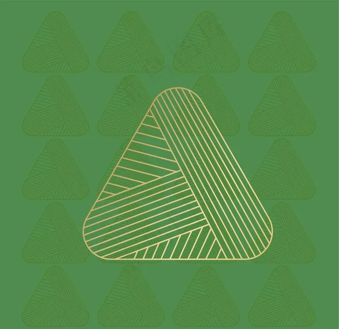 粽子金色图片ai矢量模版下载
