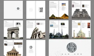 世界著名古建筑画册图片