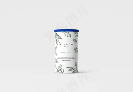 圆柱形盒子PSD贴图图片