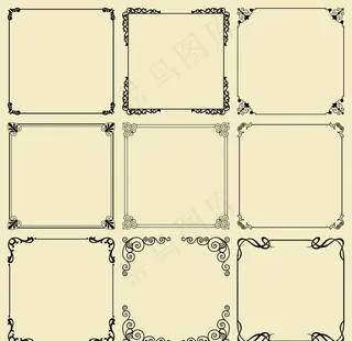 花纹边框图片