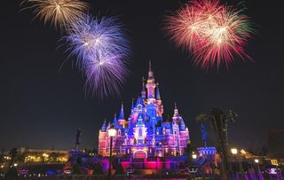 迪士尼旅游摄影图图片