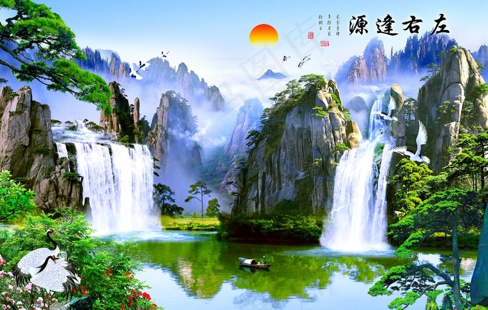 左右逢源图片(5102X3401(DPI:72))psd模版下载