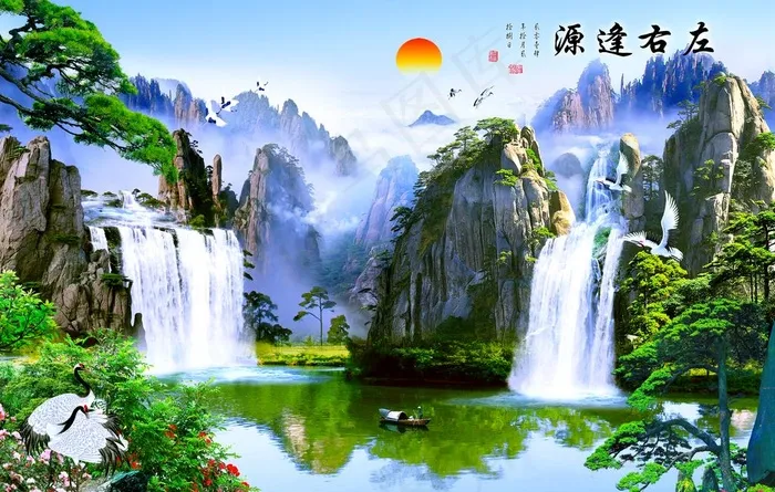 左右逢源图片(5102X3401(DPI:72))psd模版下载